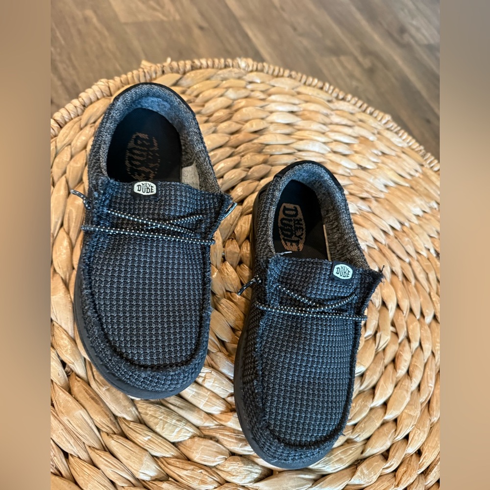 Hey Dude Black Slip-On Loafers